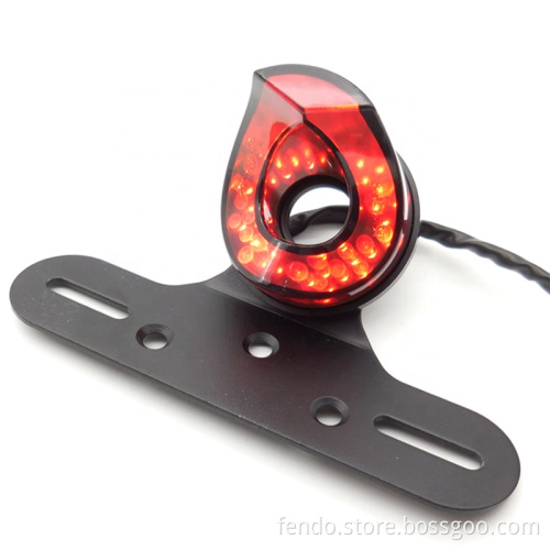 Universal 30 LED Motorcycle Running Light Retro Brake Stop Tail Light